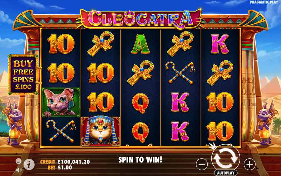 Cleocatra Slot Base Game