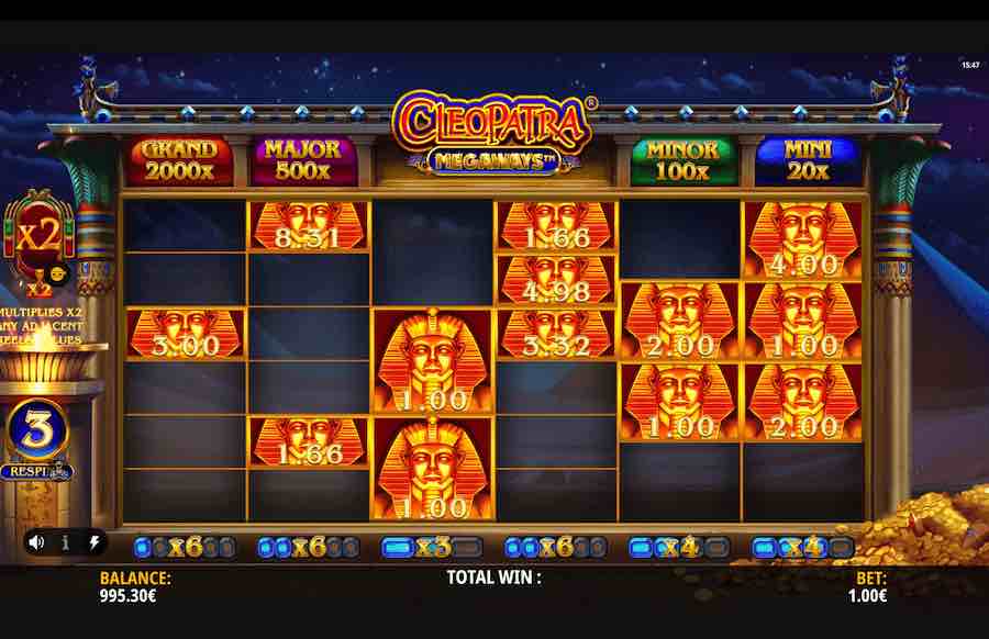 Cleopatra Megaways Slot Bonus Feature 