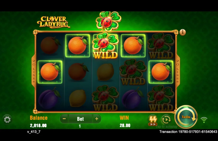 Clover Ladybug Slot TaDa Gaming