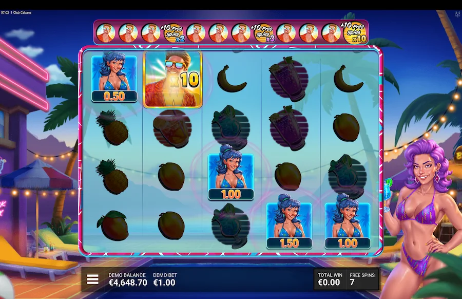 Club Cabana Slot Kitsune Studios