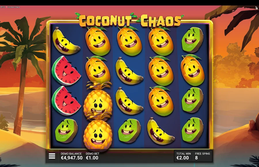 Coconut Chaos Slot Pineapple Play