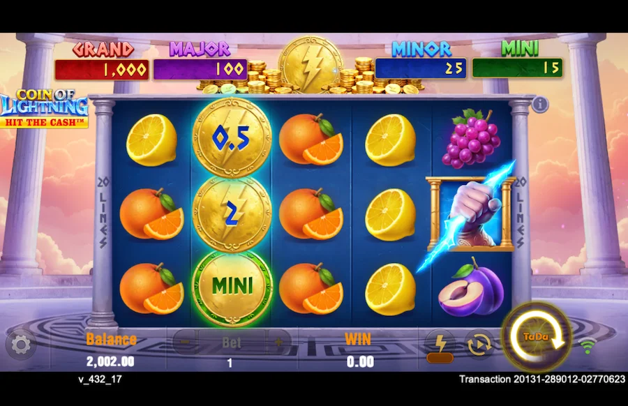 Coin Of Lightning Slot TaDa Gaming