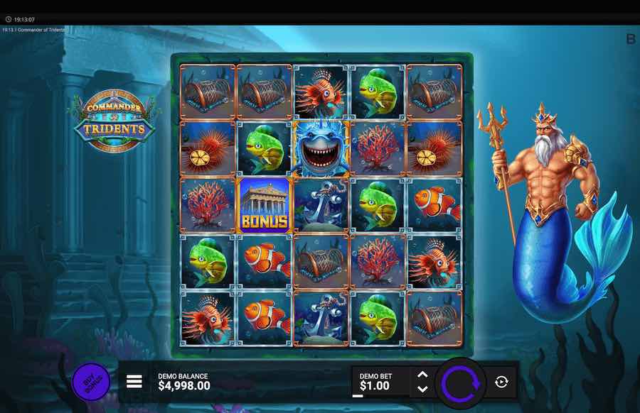Commander Of Tridents Slot Base Game