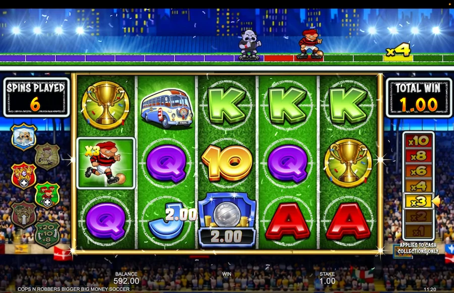 Cops N Robbers Bigger Big Money Soccer Gameplay