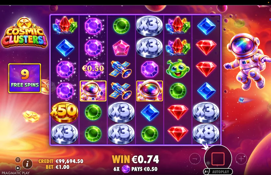 Cosmic Clusters Gameplay