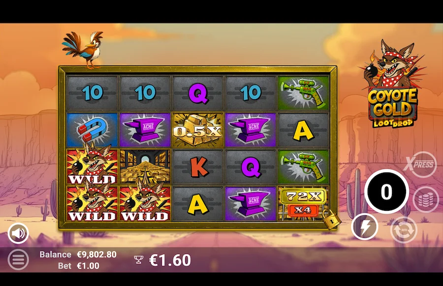 Coyote Gold Slot AvatarUX