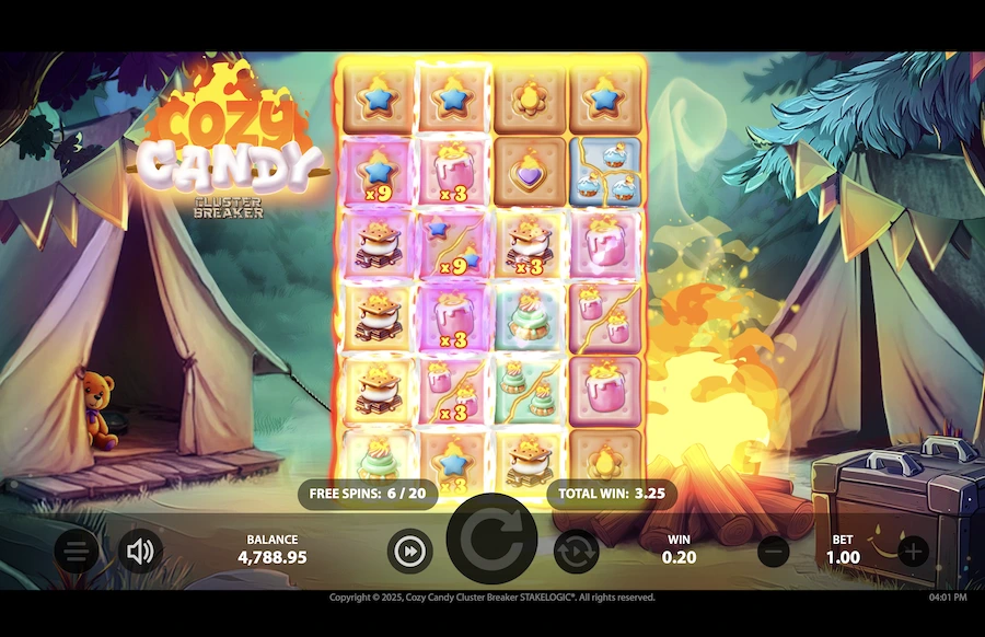 Cozy Candy Clusterbreaker Slot Stakelogic