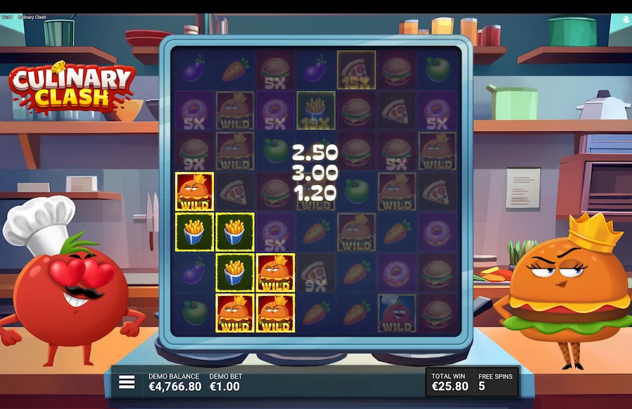 Culinary Clash Slot Bullshark Games