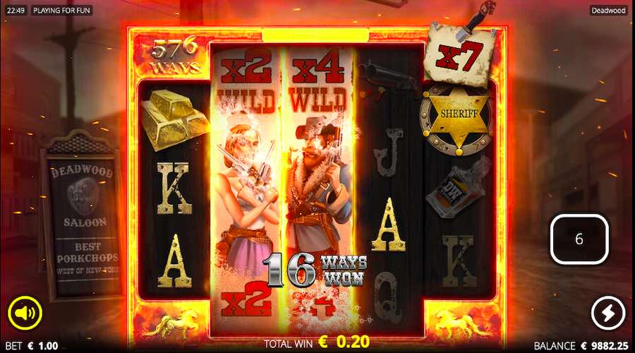 Deadwood Slot Free Spins Feature