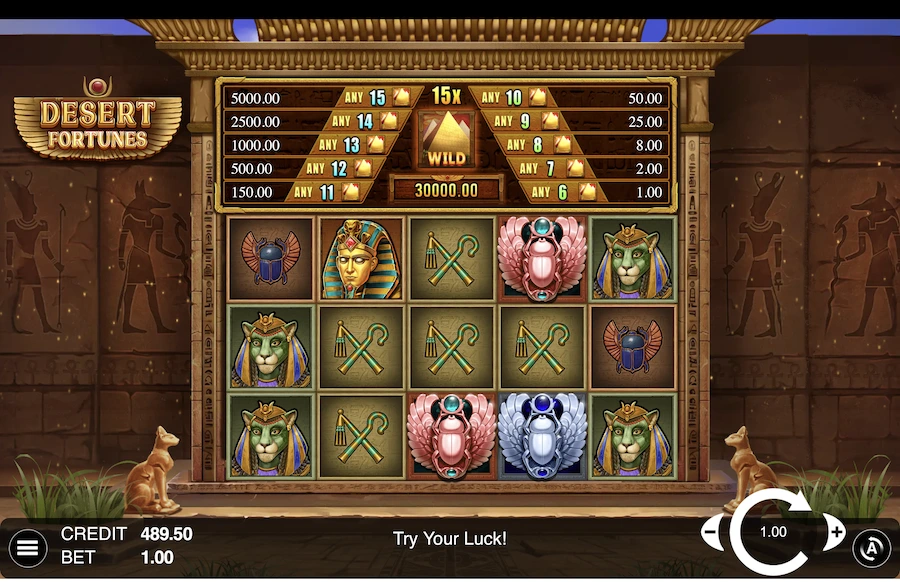 Desert Fortunes slot NowNow Gaming