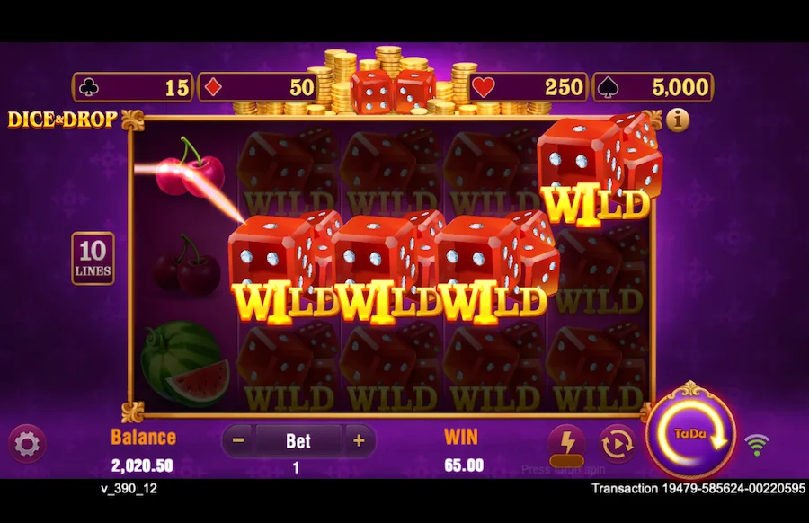 Dice And Drop Slot TaDa Gaming