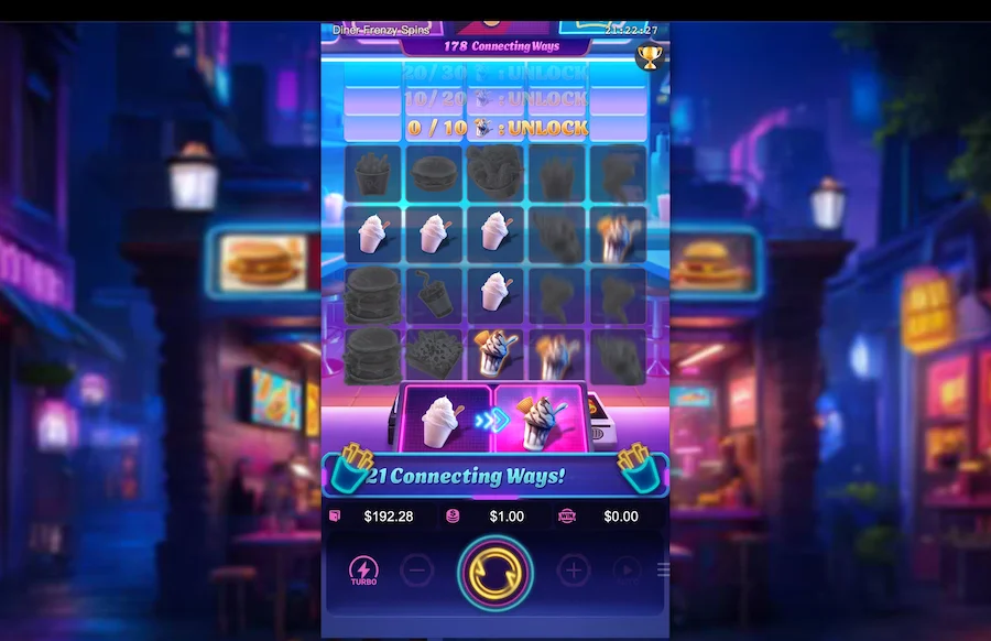 Diner Frenzy Spins Slot PG Soft