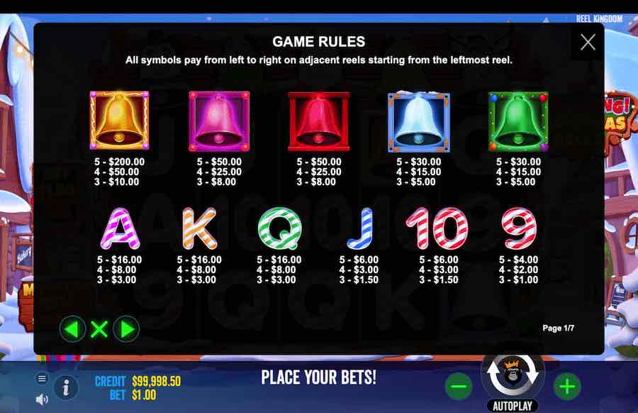 Ding Dong Christmas Bells Slot
