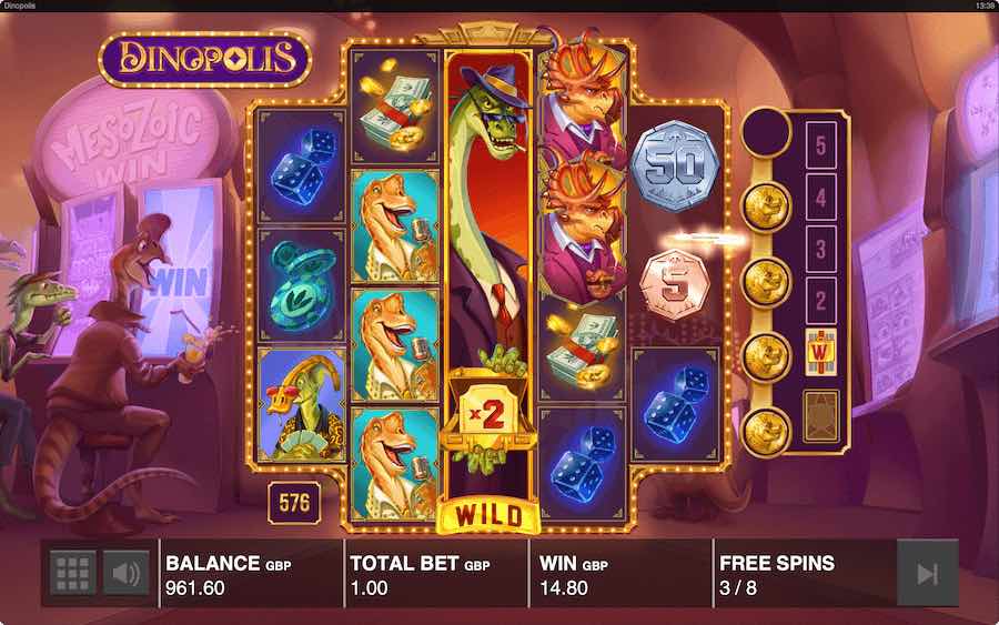 Dinopolis Slot Free Spins Feature