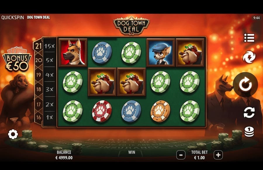 Dog Town Deal Slot Base Game