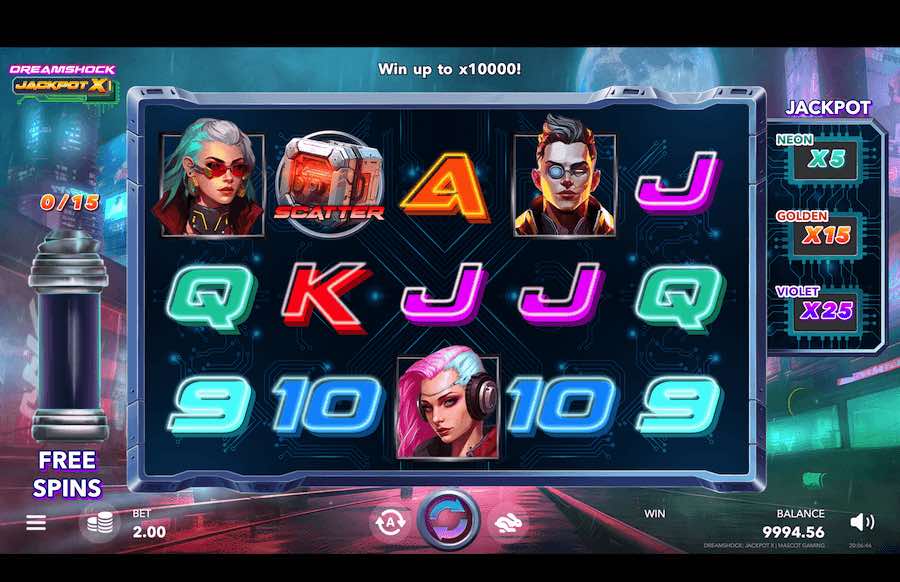 Dreamshock Jackpot X Slot Base Game 