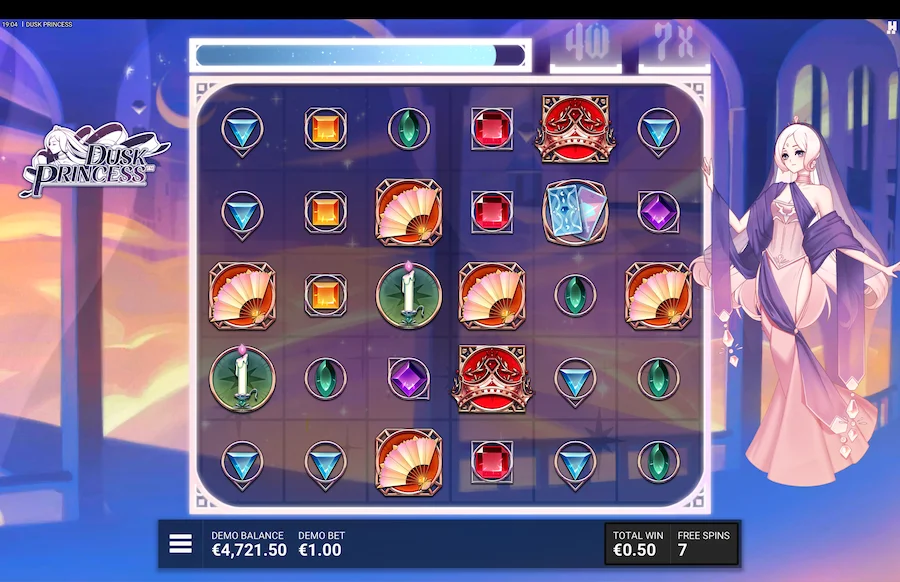 Gameplay Slot Dusk Princess