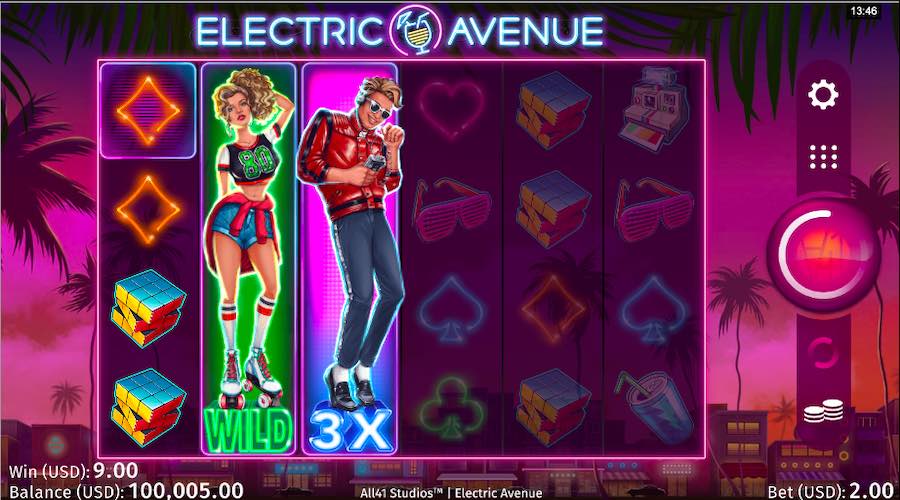 Microgaming's Electric Avenue slot
