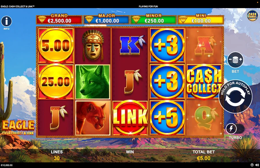 Eagle Cash Collect Link Gameplay