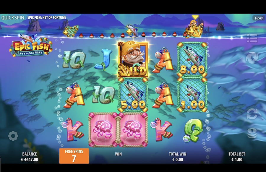 Epic Fish Net Of Fortune Slot Quickspin
