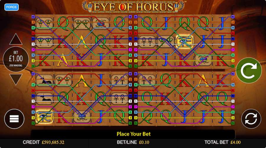 Eye Of Horus Power 4 Slots Base Game