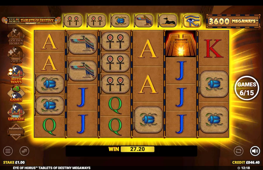 Eye Of Horus Tablet Of Destiny Megaways Slot Blueprint Gaming