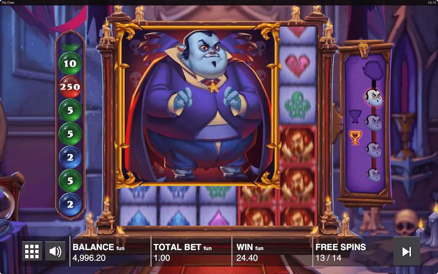 Fat Drac slot free spins feature