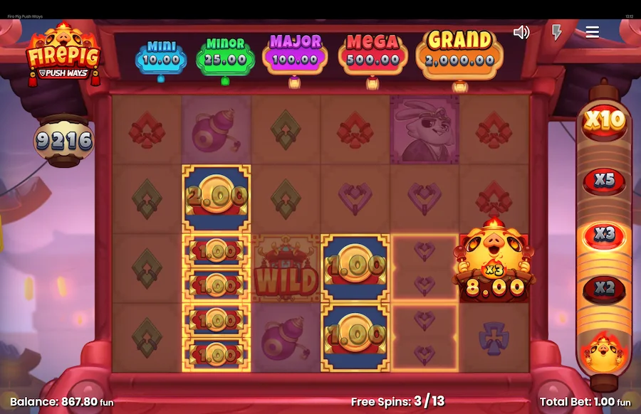 Fire Pig Slot Push Gaming