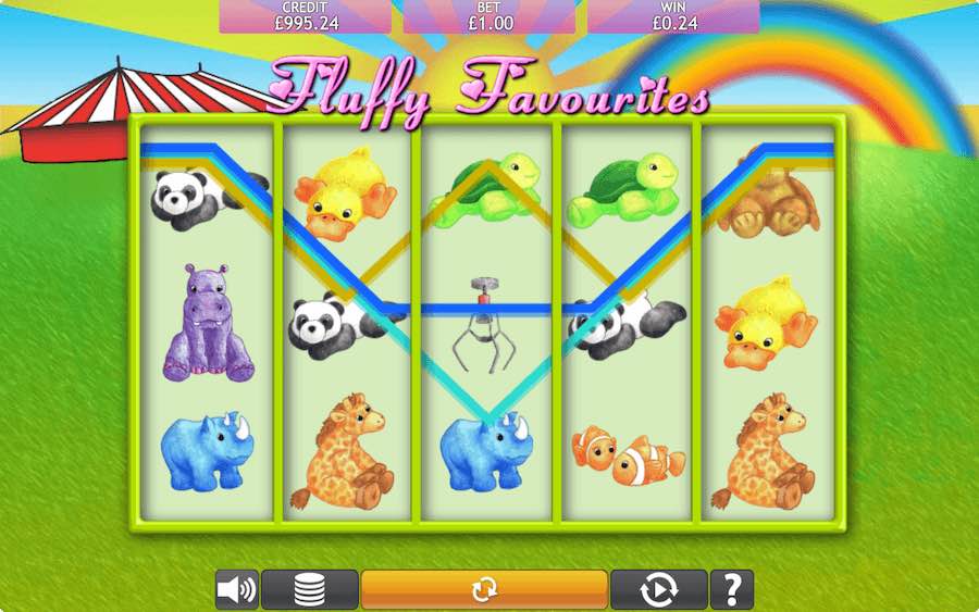 Fluffy Favourites Slot Base Game