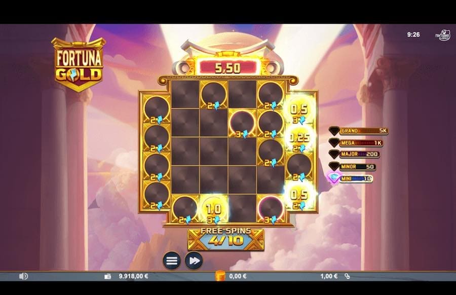 Fortuna Gold Free Spins Feature