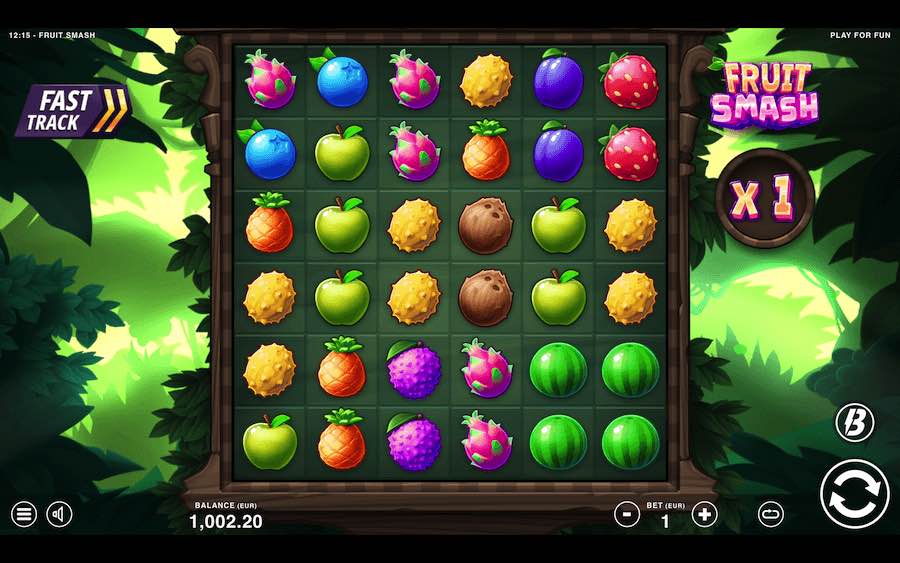 Fruit Smash From Game Provider Slomill Features 6 Reels, The Scatter Pays System, And Wins Up To A Maximum Of 6,000x Bet