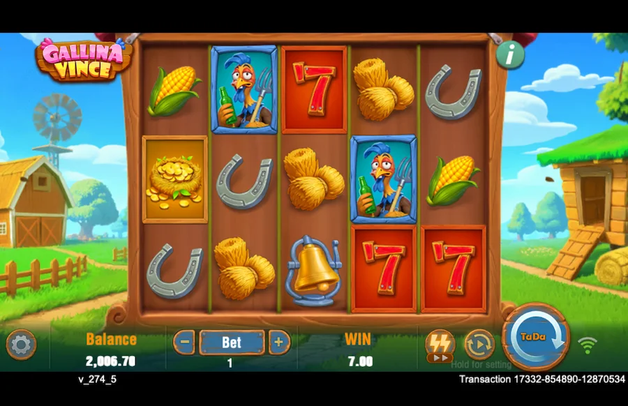 Gallina Vince Slot TaDa Gaming