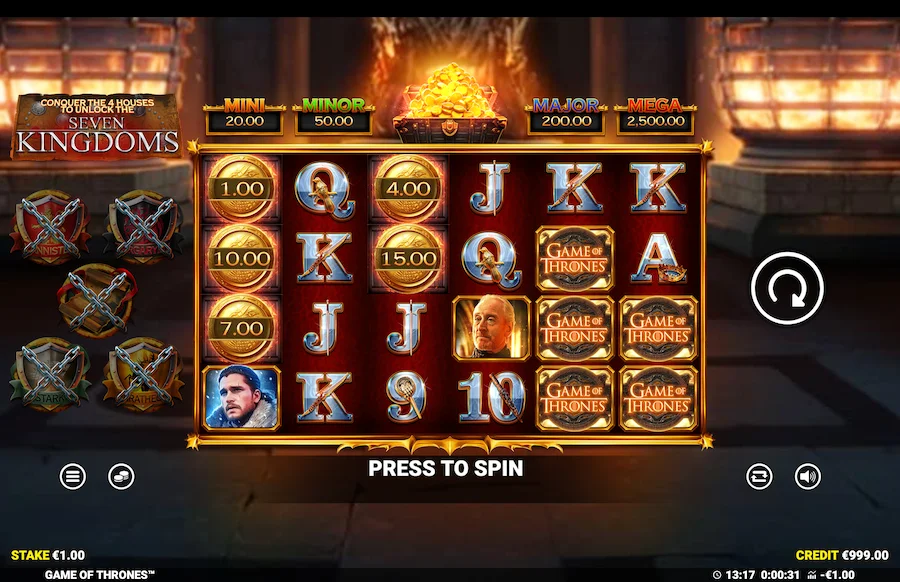 Game Of Thrones Blueprint Gaming