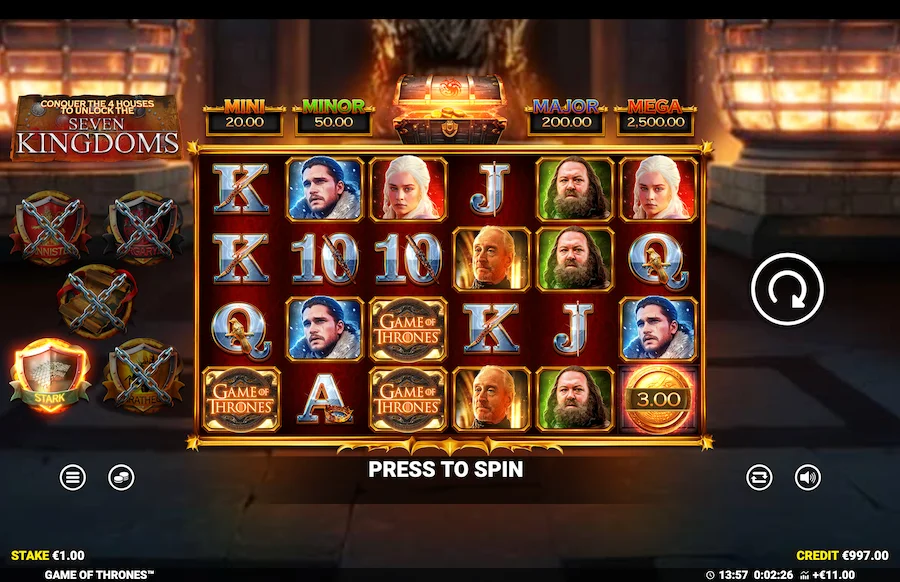 Gameplay Game of Thrones