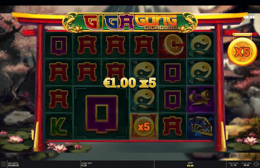 Gigagong Gigablox Slot Free Spins Feature