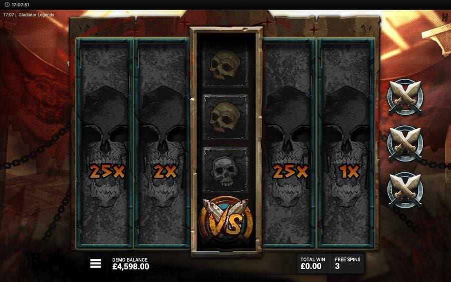 There Are 2 Bonus Games That Can Be Played On Gladiator Legends Video Slot