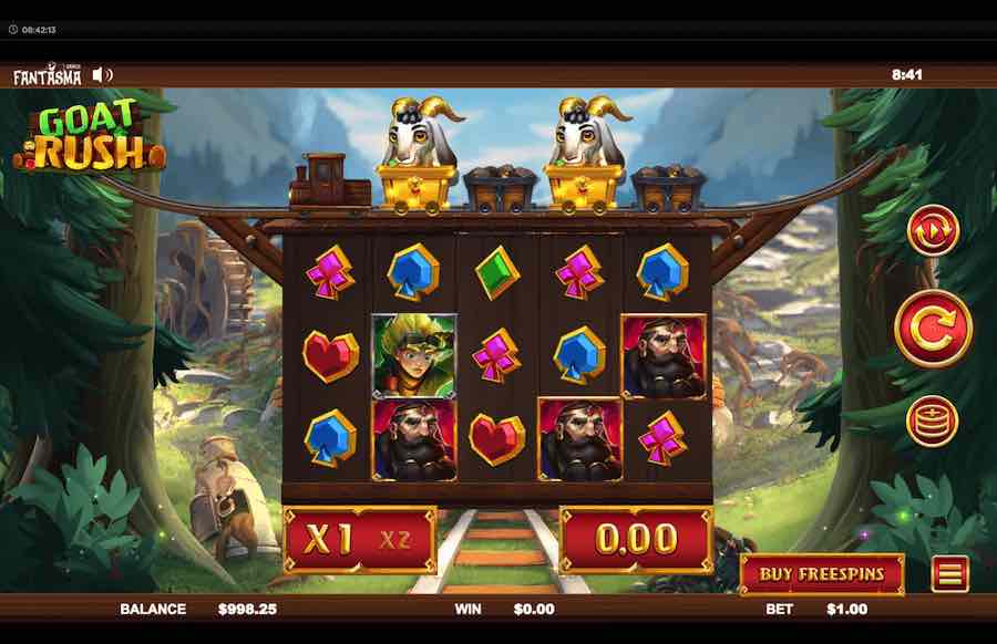 Goat Rush Slot Base Game