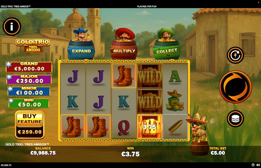 Gold Trio Tres Amigos Gameplay