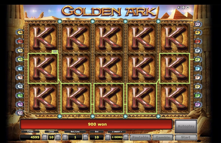 Golden Ark Slot Novomatic
