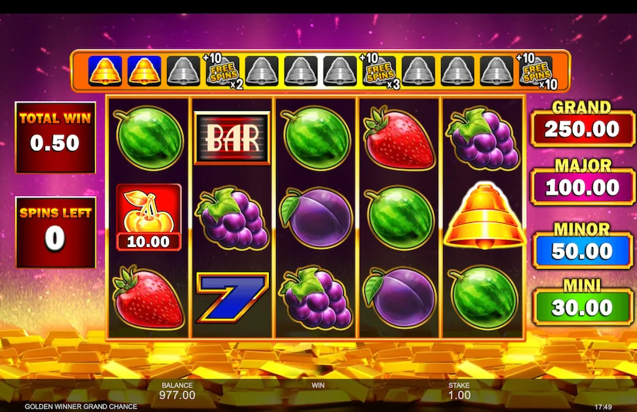 Golden Winner Grand Chance Slot Inspired Gaming