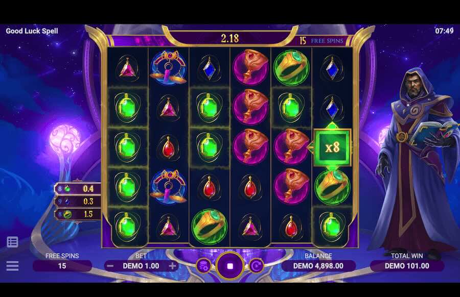 Good Luck Spell Slot Free Spins Feature