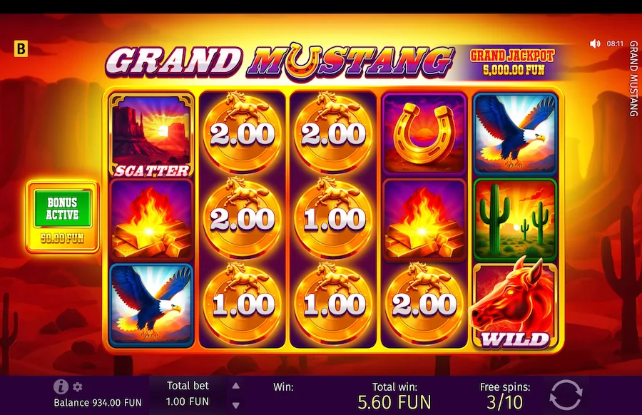 Grand Mustang Slot BGaming