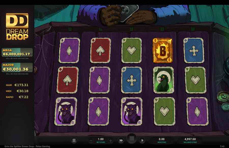 Grim The Splitter Dream Drop Slot Base Game