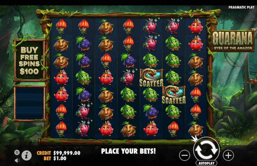 Guarana Eyes Of The Amazon Slot Base Game