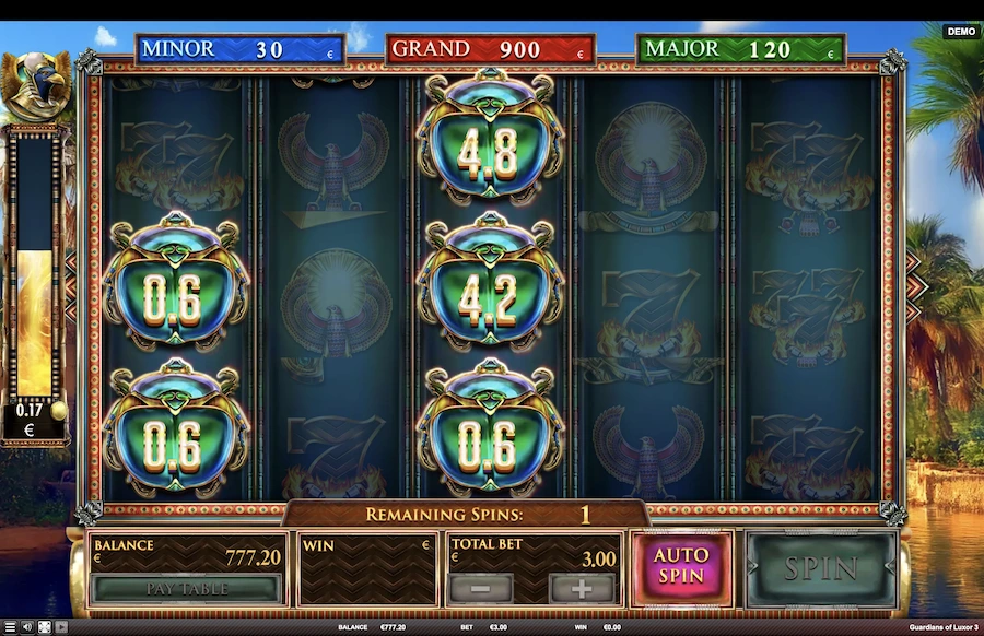 Slot Penjaga Luxor 3 Red Rake Gaming