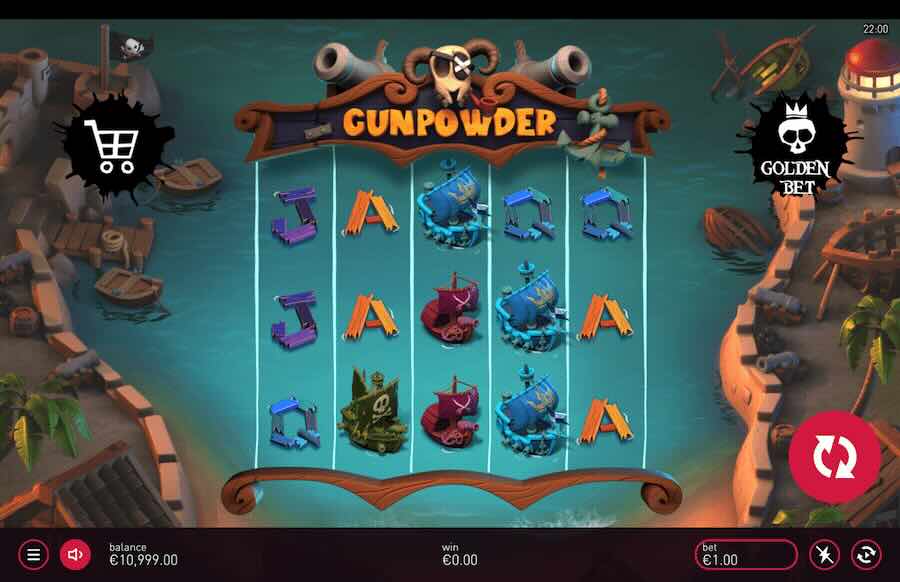 Gunpowder Slot Base Game