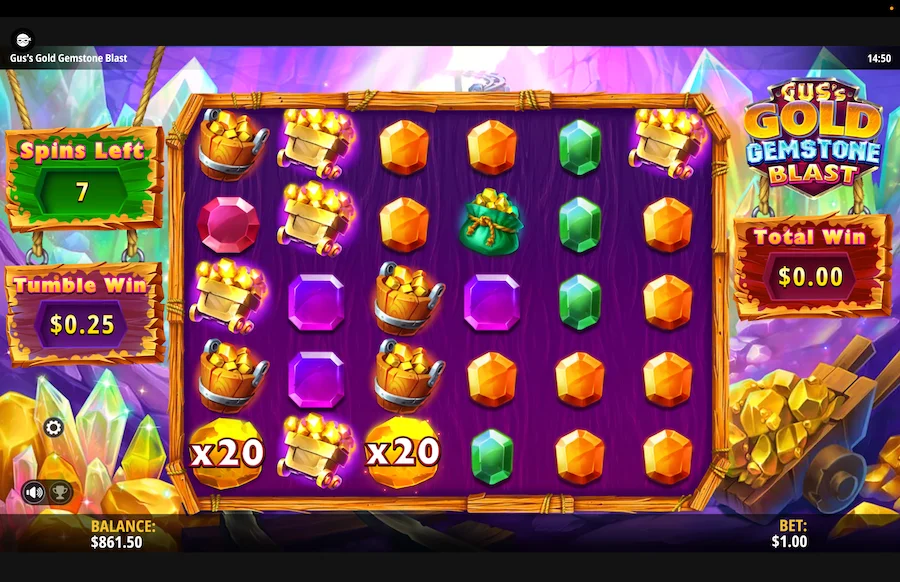 Guss Gold Gemstone Blast Gameplay