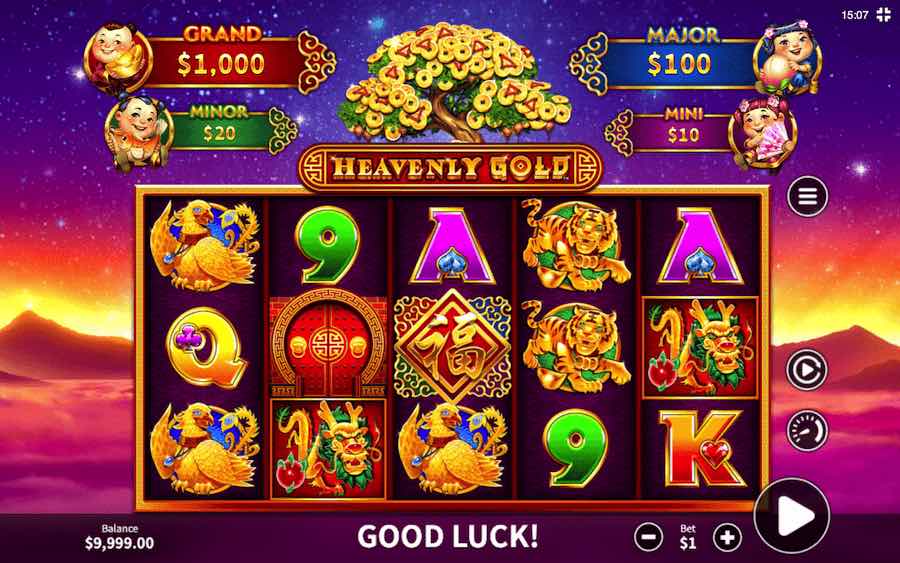 Play With 5 Reels, 243 Paylines, And Win Up To 50,000x Your Bet In Heavenly Gold Online Slot From Game Provider Skywind