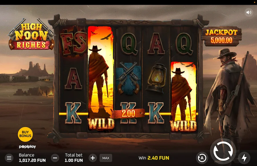 High Noon Riches Gameplay