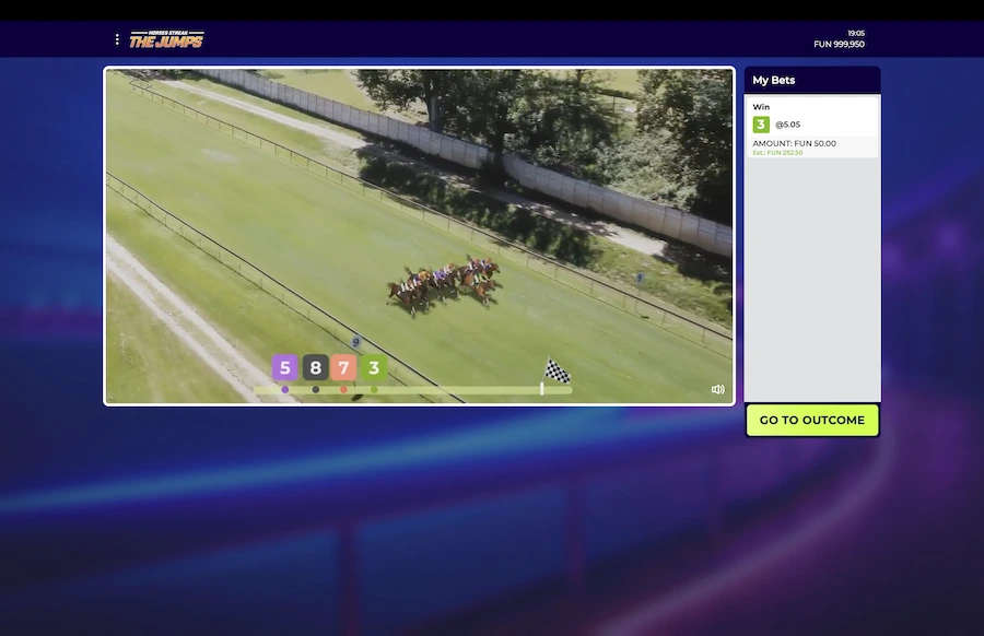 Horses Streak The Jumps Leap Gaming